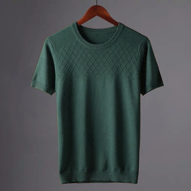 Chemise Homme Respirante et Douce à Col Rond