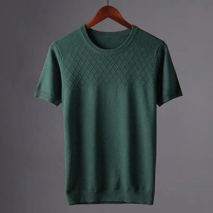 Chemise Homme Respirante et Douce à Col Rond