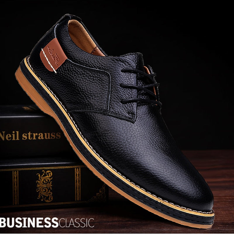 Chaussures Oxford Cuir Homme Noir ou Brun - BerlinGlamour