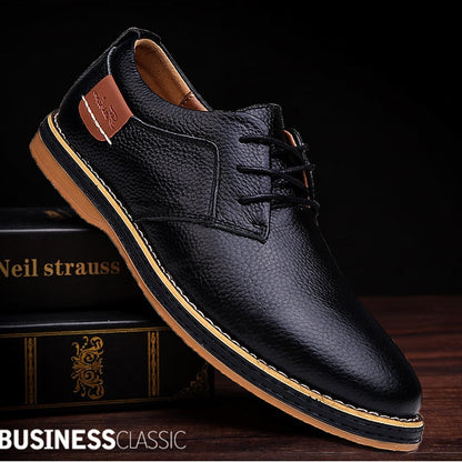 Chaussures Oxford Cuir Homme Noir ou Brun - BerlinGlamour