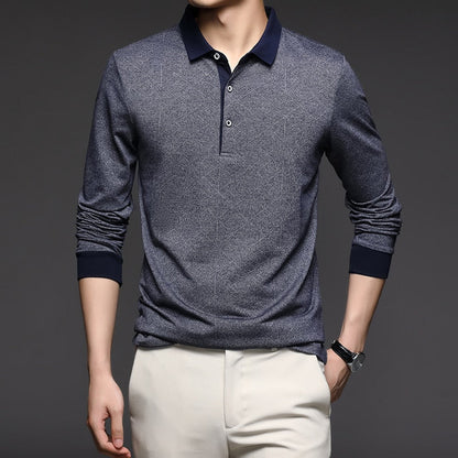 Chemise Homme Traditionnelle à Manches Longues pour Bureau - PanierRoyale