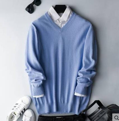 Pull Cachemire Homme Doux et Chaud pour Hiver
