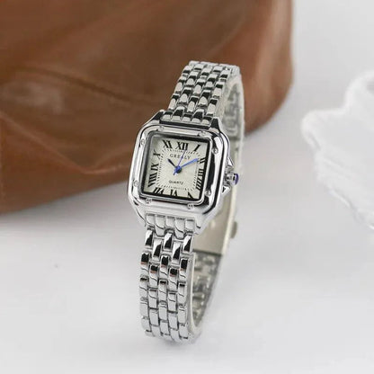 Montre Femme Design Carrée Chiffres Classiques - PanierRoyale
