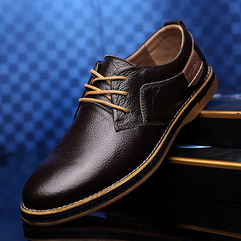 Chaussures Oxford Cuir Homme Noir ou Brun