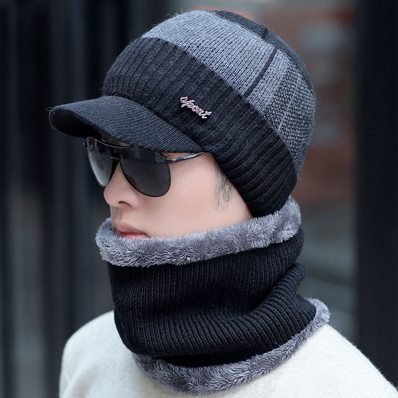 Bonnet Hiver avec Cagoule Intérieure Chaude