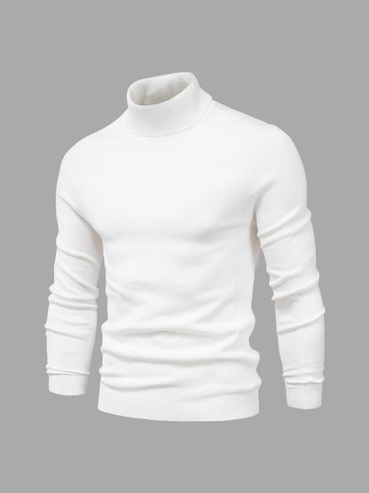 Pull à Col Roulé Homme Lavable - BerlinGlamour
