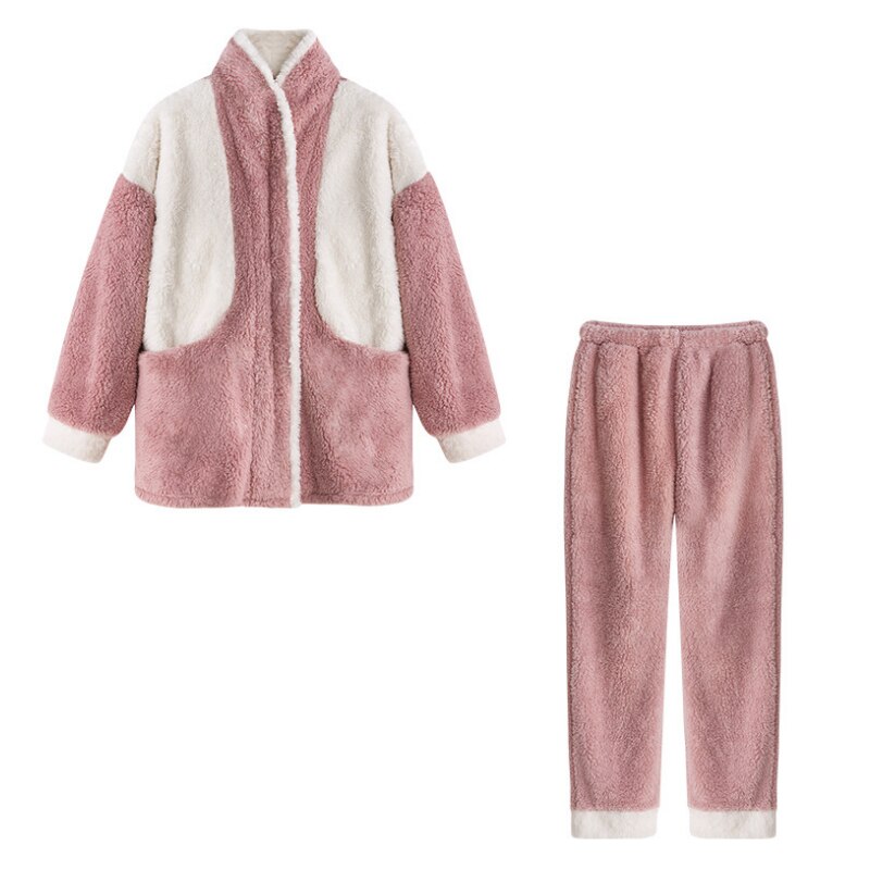 Pyjama Femme Hiver Chaud et Confortable à Manches Longues - PanierRoyale