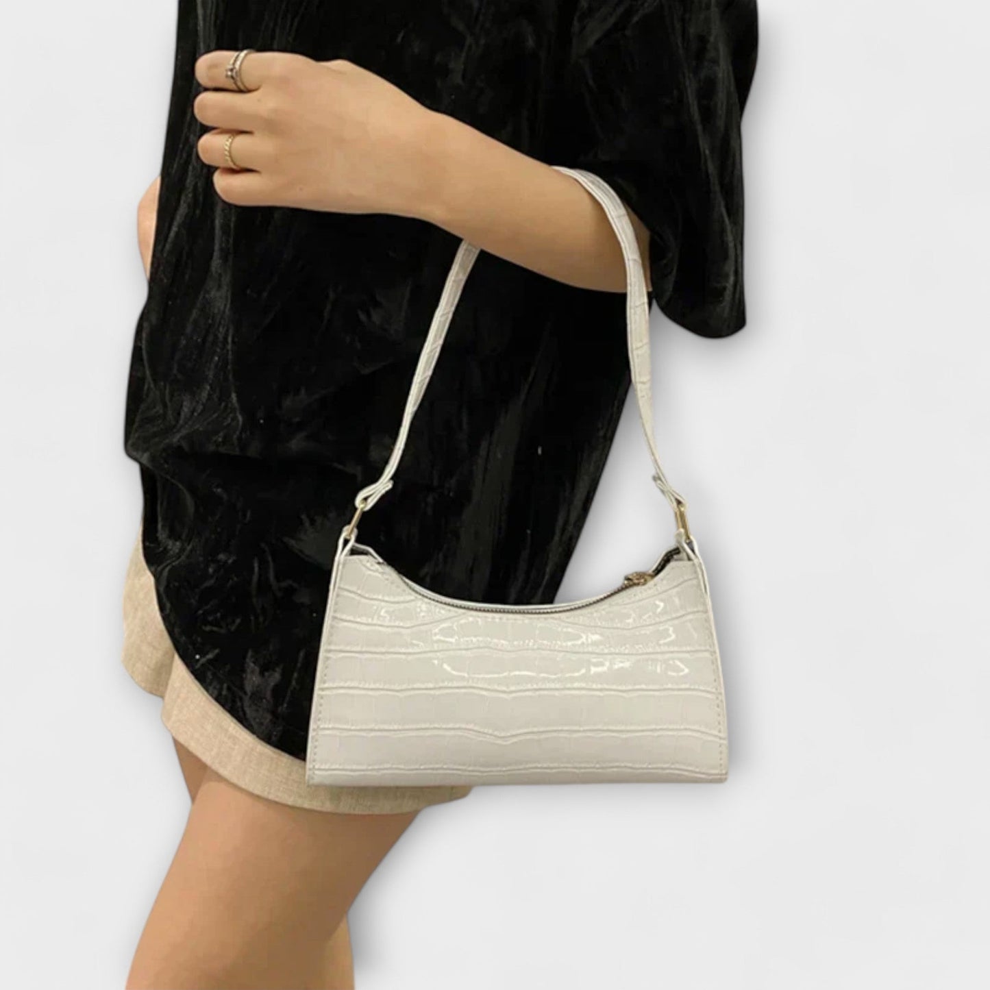 Sac à Épaules Classique Féminin en Cuir