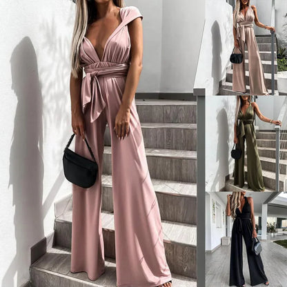 BelleRue™ – Combinaison Femme Chic Confortable avec Ceinture Élégante-2