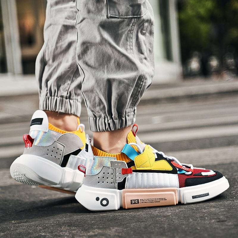 Baskets Homme Couleur Vibrante