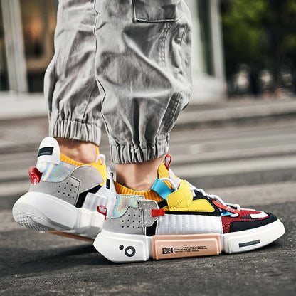 Baskets Homme Couleur Vibrante