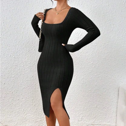 Robe Soirée Élégante avec Décolleté Profond