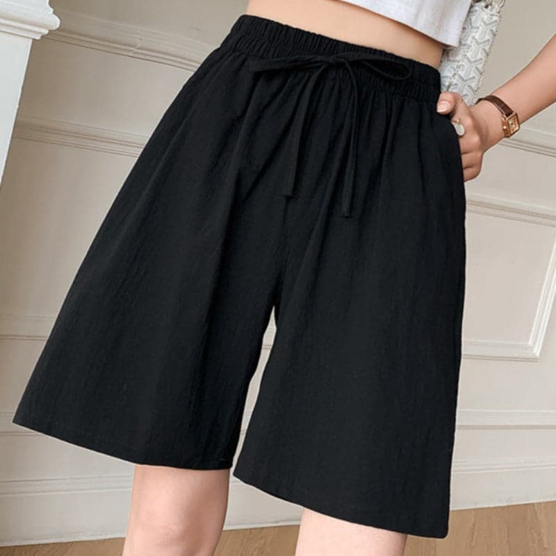 Short Décontracté Jaune Citron pour Femme