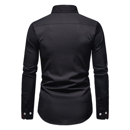 Chemise Homme à Motifs Paisley Élégant