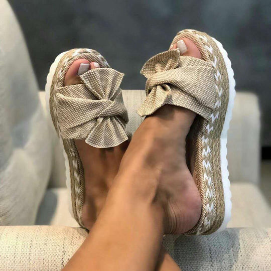 Sandales Femmes à Talons Plats Confort