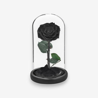 Fleur Artificielle sous Cloche en Verre Décoratif - PanierRoyale