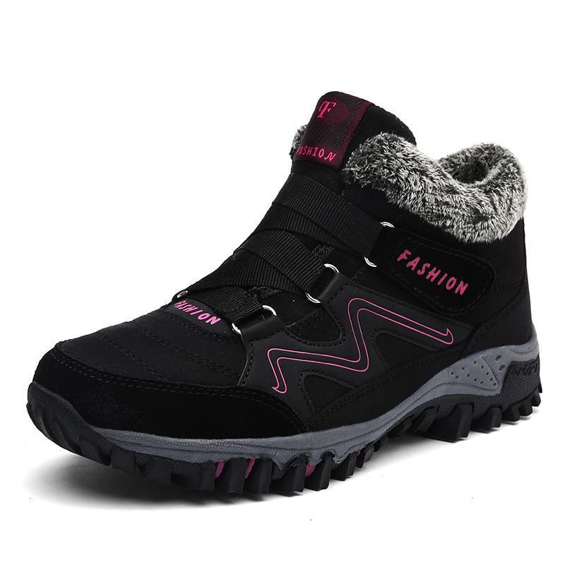 Bottes de Randonnée Femme Noires et Imperméables
