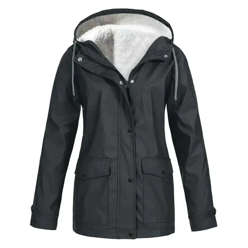 Veste Imperméable Femme Douce et Chaude - PanierRoyale