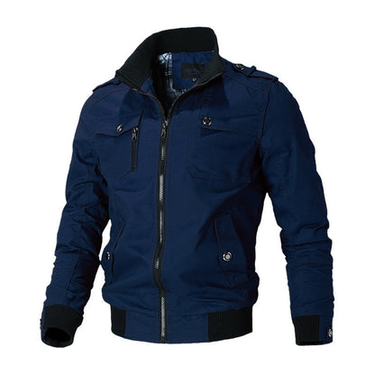 Veste Homme Hiver Slim Zippée Chaude