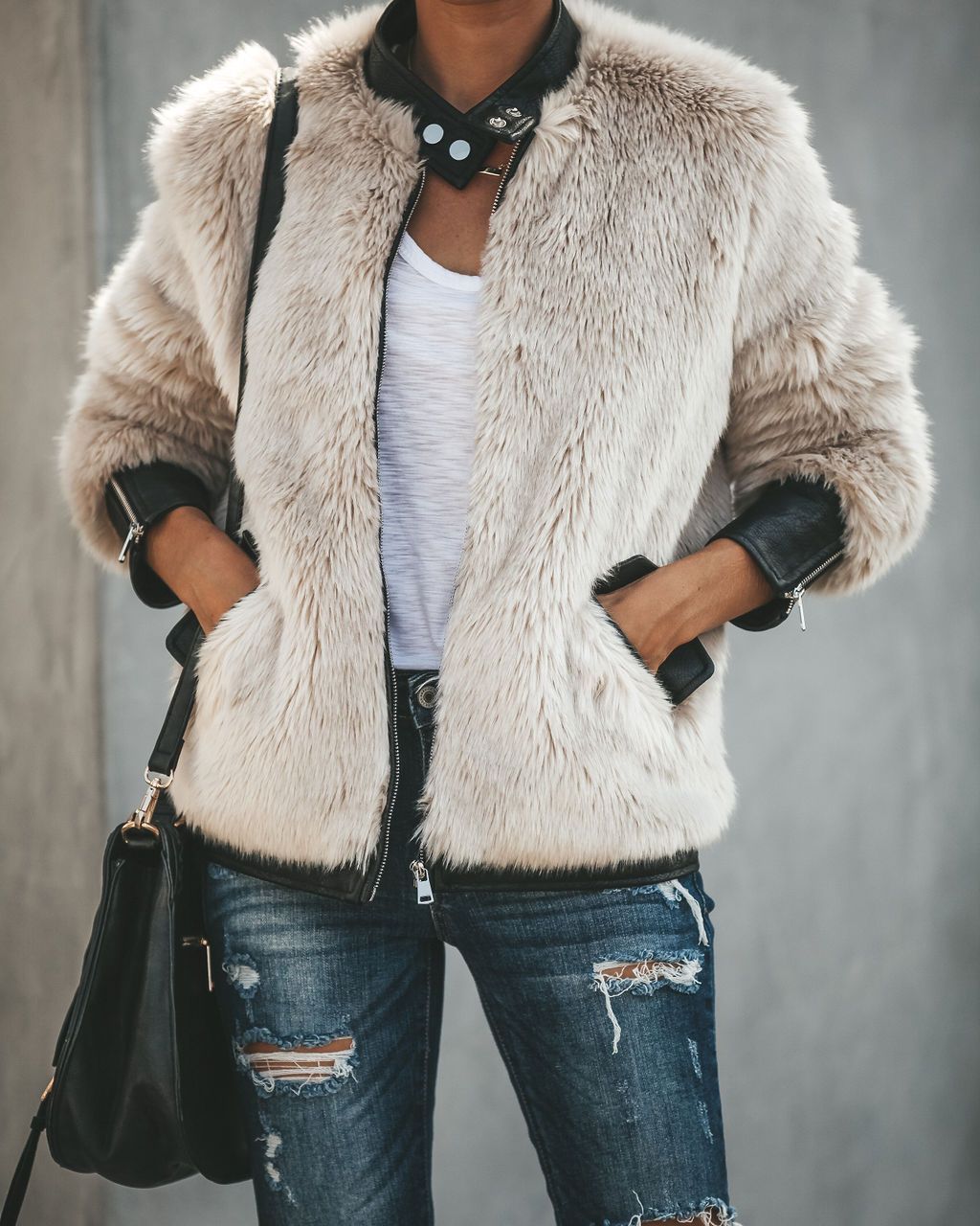 Manteau Hiver Femme Grande Taille avec Capuchon et Poches - PanierRoyale