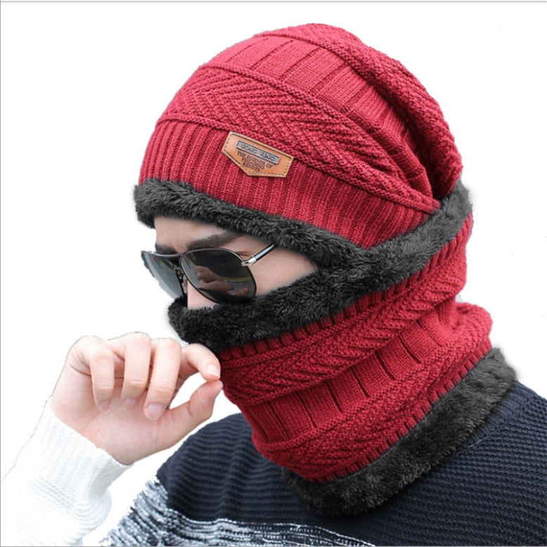 Bonnet Hiver avec Cagoule Intérieure Chaude