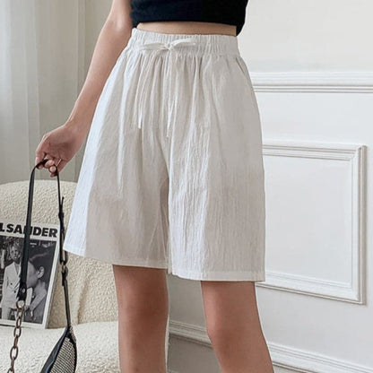 Short Décontracté Jaune Citron pour Femme