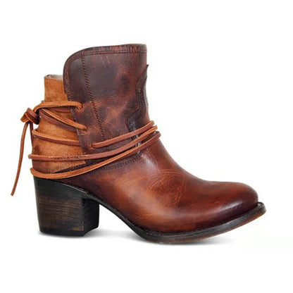 Bottes cowboy femme élégantes avec semelles antidérapantes