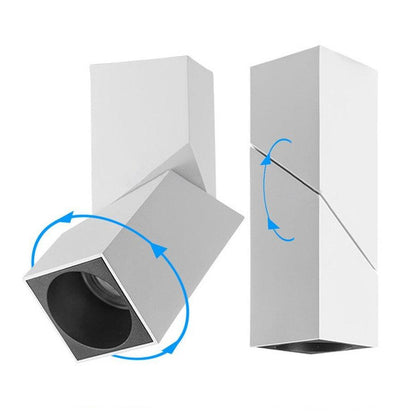 Lampe Plafond Carrée LED Moderne Réglable