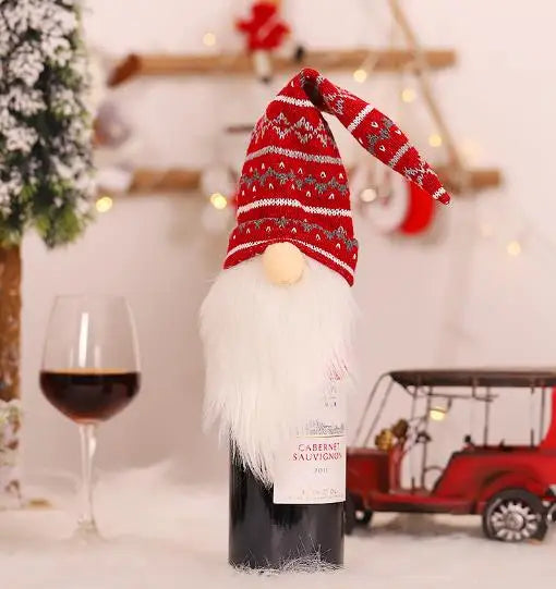 Housse de bouteille de vin en cuir élégant