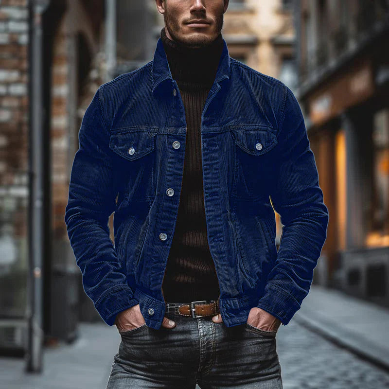 Blouson Homme Cuir Vintage Cllassique