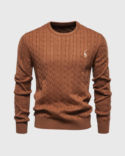 Pull en Coton à Câble pour Homme