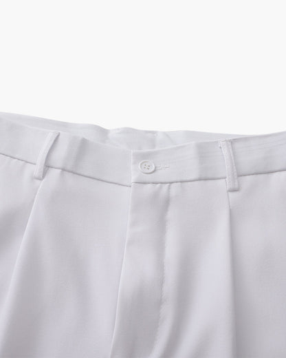 Pantalon Taille Haute Élégant Jambes Larges