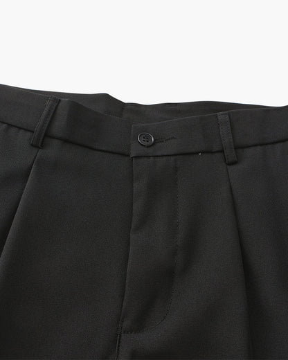 Pantalon Taille Haute Élégant Jambes Larges