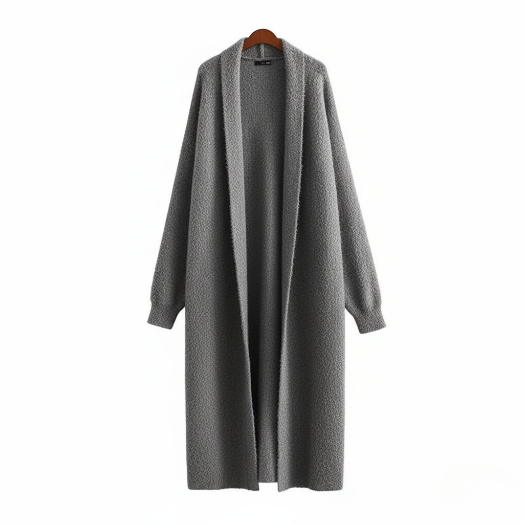 Manteau Femme Long Élégant Style Hiver