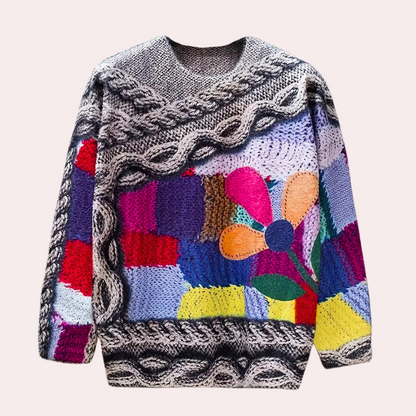 ALMETA - Pull Coloré pour Femmes
