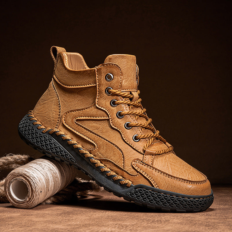 Bottes de Randonnée en Cuir pour Homme