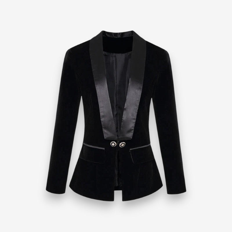 Manteau Femme Col en V avec Poches et Doublure Satinée - PanierRoyale