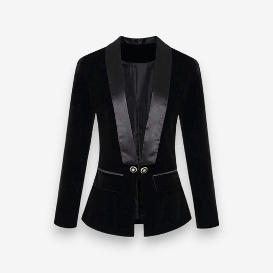 Manteau Femme Col en V avec Poches et Doublure Satinée - PanierRoyale