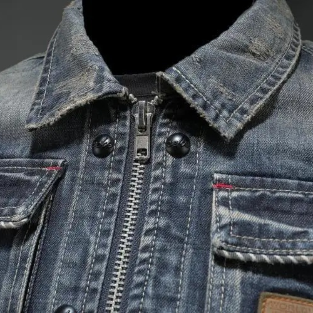 Blouson Jean Classique en Coton