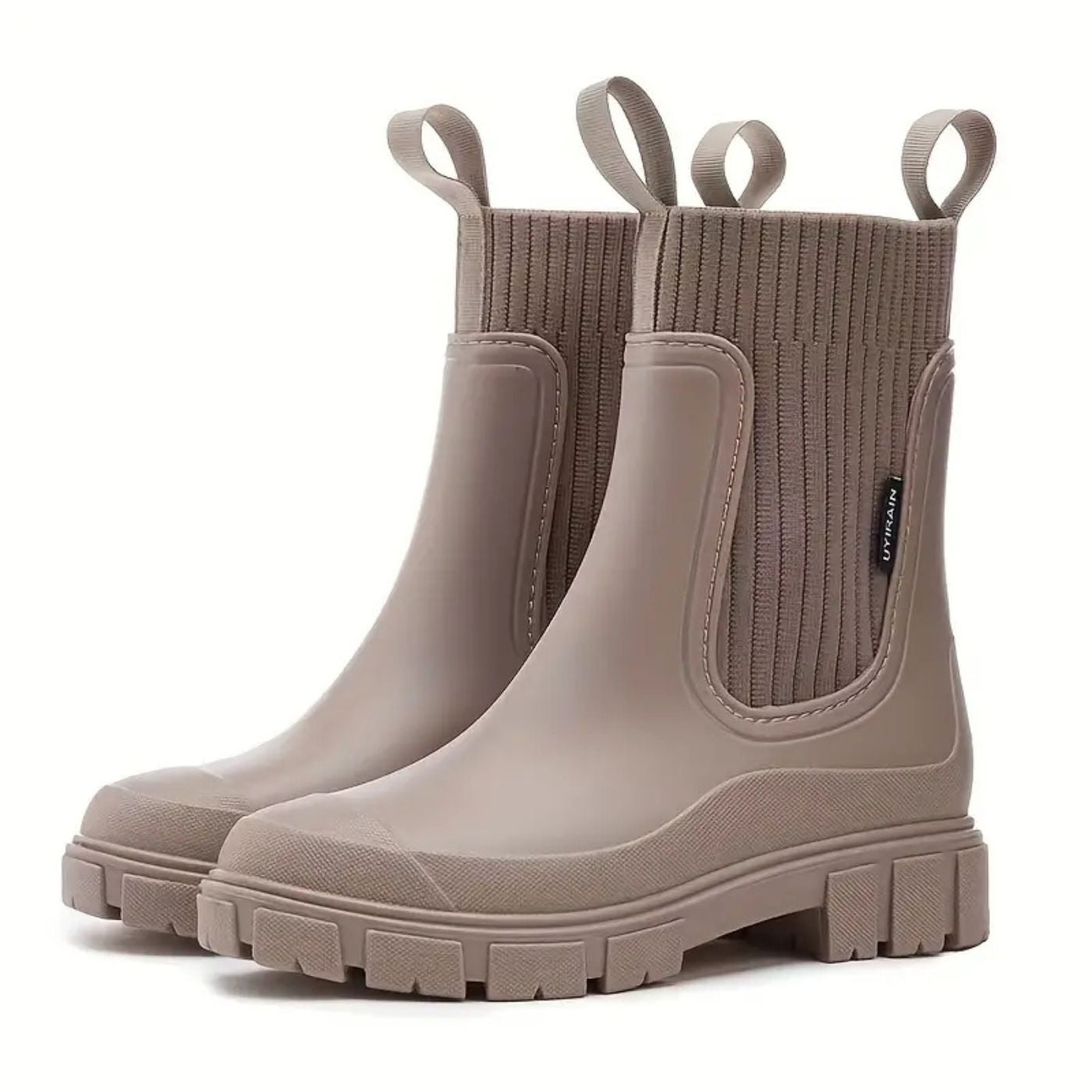 Bottes Hiver Imperméables avec Semelle antidérapante et Fermeture Éclair
