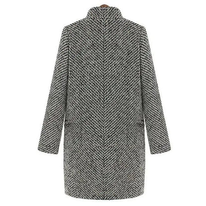 Manteau Femme Hiver Élégant en Laine