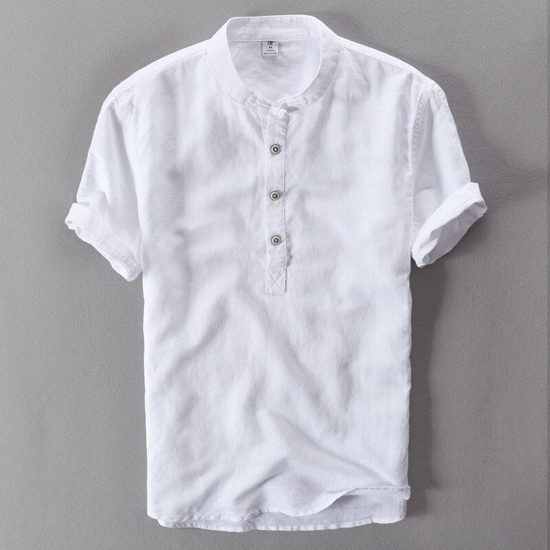 Chemise Homme Été Coton de Qualité
