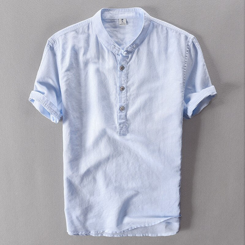 Chemise Homme Été Coton de Qualité