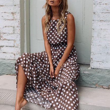 Robe Longue Élégante en Fleurs, Tissu Léger et Détachable - PanierRoyale