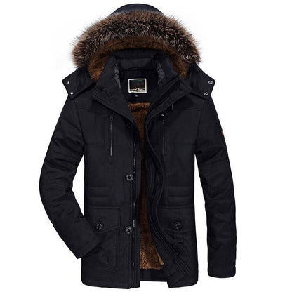 Manteau Homme Hiver Chaud et Imperméable avec Capuche - PanierRoyale