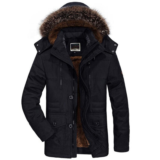 Manteau Homme Hiver Chaud et Imperméable avec Capuche - PanierRoyale