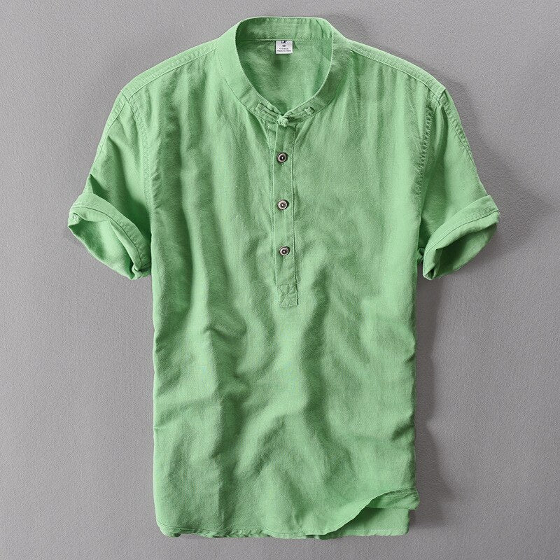 Chemise Homme Été Coton de Qualité