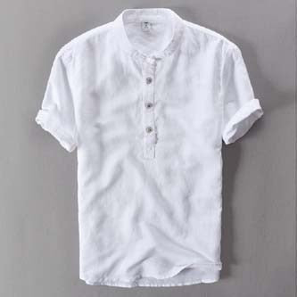 Chemise Homme Été Coton de Qualité