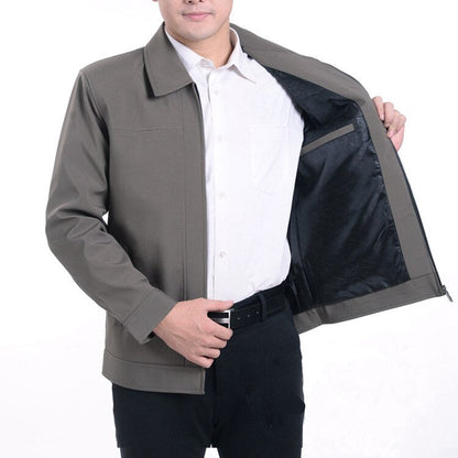 Veste Homme Classique avec Col Revers