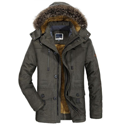Manteau Homme Hiver Chaud et Imperméable avec Capuche